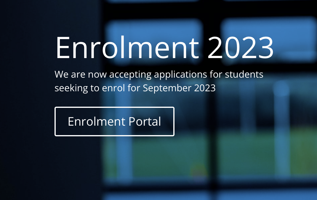Enrolment Portal for 2023