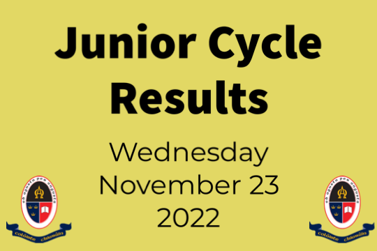 Junior Cycle Results 2022